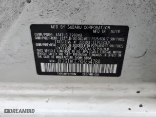 2019 Subaru Crosstrek Premium with VIN JF2GTACC2KH254784, listed as a Copart auction lot 46471725 with 43,607 mi miles and Salvage Title. Bid and sale history available at carsss.com. Image 15.