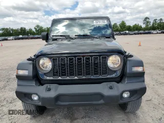 2024 Jeep Wrangler Sport S with VIN 1C4PJXDNXRW349946, listed as a Copart auction lot 56701185 with 6,310 mi miles and Salvage Title. Bid and sale history available at DreamBid. Image 5.