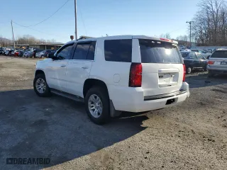 2019 Chevrolet Tahoe Commercial with VIN 1GNSKFEC7KR386737, listed as a Copart auction lot 82025004 with 47,581 mi miles and Salvage Title. Bid and sale history available at carsss.com. Image 2.