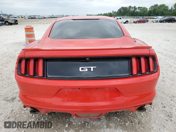 2016 Ford Mustang GT with VIN 1FA6P8CF6G5273046, listed as a Copart auction lot 52904165 with 121,095 mi miles and Salvage Title. Bid and sale history available at DreamBid. Image 6.