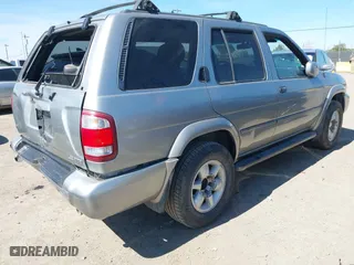 2001 Nissan Pathfinder SE with VIN JN8DR09Y41W587712, listed as a IAAI auction lot 41859316 with 196,342 mi miles. Bid and sale history available at carsss.com. Image 4.