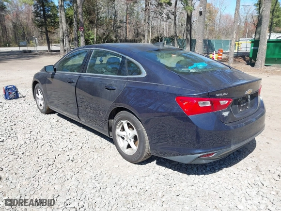 2016 Chevrolet Malibu LS with VIN 1G1ZB5ST3GF204541, listed as a IAAI auction lot 41880728 with 192,872 mi miles. Bid and sale history available at carsss.com. Image 3.