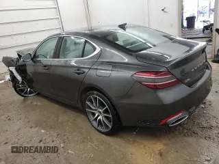 2025 Genesis G70 2.5T with VIN KMTG34SC8SU153632, listed as a Copart auction lot 44056785 with 4,625 mi miles and Non Repairable. Bid and sale history available at DreamBid. Image 2.