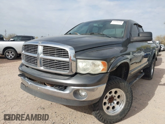 2004 Dodge 2500 SLT with VIN 3D3KU28D24G102876, listed as a IAAI auction lot 41890858 with 186,470 mi miles. Bid and sale history available at carsss.com. Image 6.