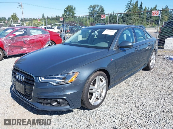 2015 Audi A6 Premium Plus with VIN WAUFGAFC9FN003498, listed as a IAAI auction lot 42652995 with 53,880 mi miles and . Bid and sale history available at DreamBid. Image 17.