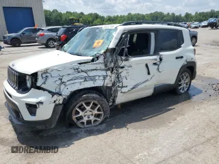 2020 Jeep Renegade Latitude with VIN ZACNJBBB1LPL19691, listed as a Copart auction lot 60312705 with 92,468 mi miles and Salvage title. Bid and sale history available at DreamBid. Image 1.