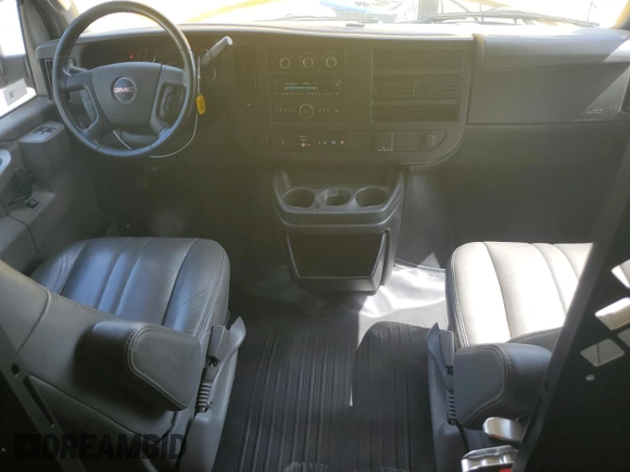 2021 GMC Savana Cargo with VIN 1GTW7AFP4M1176601, listed as a Copart auction lot 53842685 with 153,960 mi miles and Clean Title. Bid and sale history available at carsss.com. Image 8.