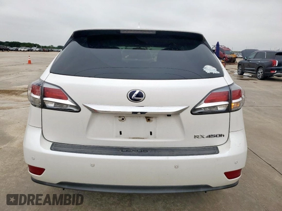 2015 Lexus RX 450h with VIN 2T2ZB1BA2FC003943, listed as a Copart auction lot 51186155 with 102,272 mi miles and Salvage title. Bid and sale history available at DreamBid. Image 6.