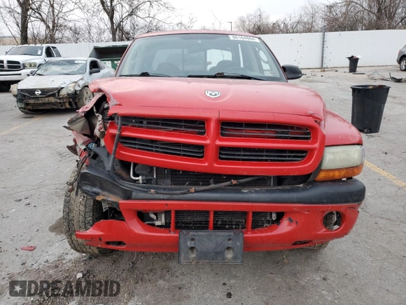 2002 Dodge Dakota Sport with VIN 1B7HG38N92S639985, listed as a Copart auction lot 86164664 with 218,040 mi miles and Salvage Title. Bid and sale history available at carsss.com. Image 5.