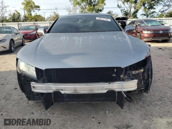 2015 Audi A7 3.0 Premium Plus with VIN WAUWGAFC4FN005742, listed as a Copart auction lot 58813164 with 115,296 mi miles and Salvage Title. Bid and sale history available at carsss.com. Image 5.