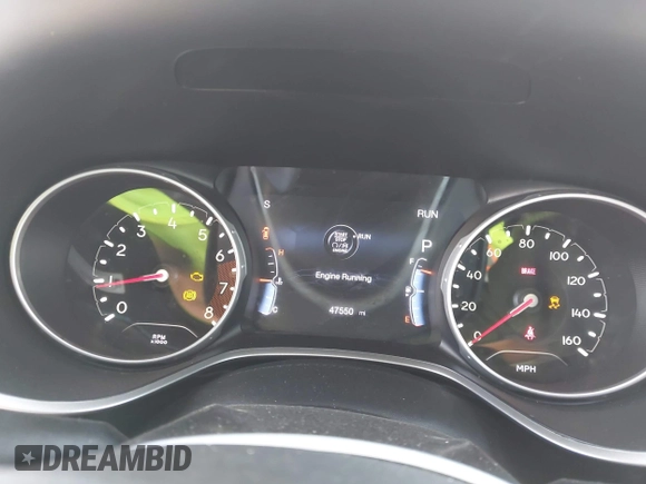 2019 Jeep Compass Latitude with VIN 3C4NJCBBXKT613848, listed as a IAAI auction lot 42598962 with 47,550 mi miles and . Bid and sale history available at DreamBid. Image 7.