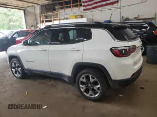 2018 Jeep Compass Limited with VIN 3C4NJDCB1JT212613, listed as a Copart auction lot 58320955 with 124,242 mi miles and Salvage title. Bid and sale history available at DreamBid. Image 2.
