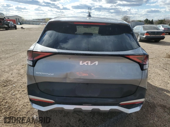 2024 Kia Sportage LX with VIN KNDPU3DF3R7302633, listed as a Copart auction lot 53269835 with 27,754 mi miles and Salvage Title. Bid and sale history available at DreamBid. Image 6.