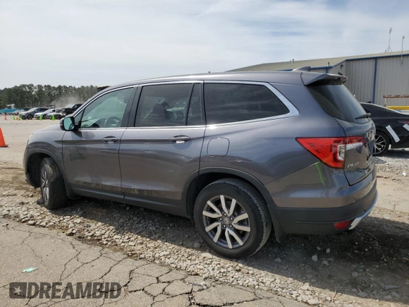 2022 Honda Pilot EX-L with VIN 5FNYF5H54NB014880, listed as a Copart auction lot 50223345 with 34,021 mi miles and Salvage title. Bid and sale history available at DreamBid. Image 2.