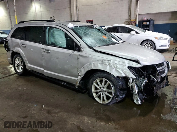 2013 Dodge Journey SXT with VIN 3C4PDCBB7DT618167, listed as a Copart auction lot 45284625 with 188,534 mi miles and Salvage Title. Bid and sale history available at carsss.com. Image 4.