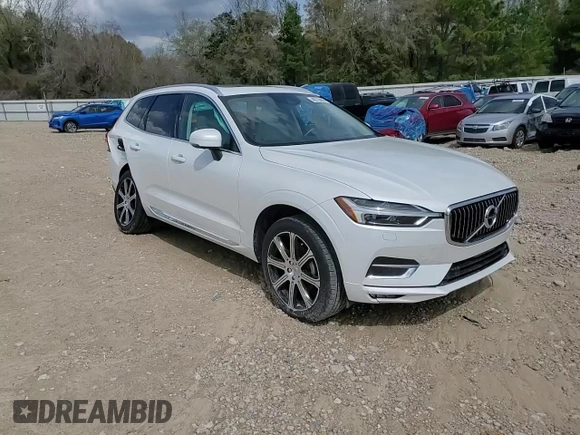 2020 Volvo XC60 Inscription with VIN YV4102RL4L1512319, listed as a Copart auction lot 48719605 with 37,302 mi miles and Salvage title. Bid and sale history available at DreamBid. Image 11.