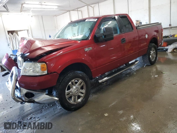 2007 Ford F-150 XLT with VIN 1FTPX14V47NA41654, listed as a Copart auction lot 48011725 with 174,037 mi miles and Salvage Title. Bid and sale history available at carsss.com. Image 1.