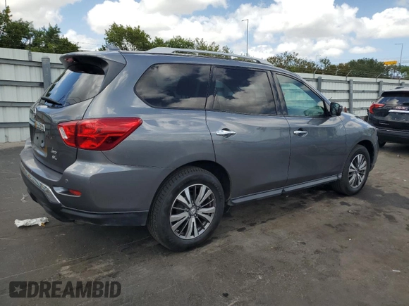 2019 Nissan Pathfinder SV with VIN 5N1DR2MM7KC593207, listed as a Copart auction lot 54611035 with 71,495 mi miles and Salvage Title. Bid and sale history available at carsss.com. Image 3.