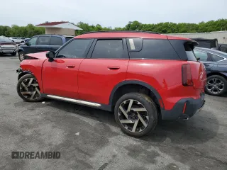 2025 MINI Countryman S with VIN WMZ23GA09S7P45511, listed as a Copart auction lot 58399045 with 9,368 mi miles and Salvage title. Bid and sale history available at DreamBid. Image 2.