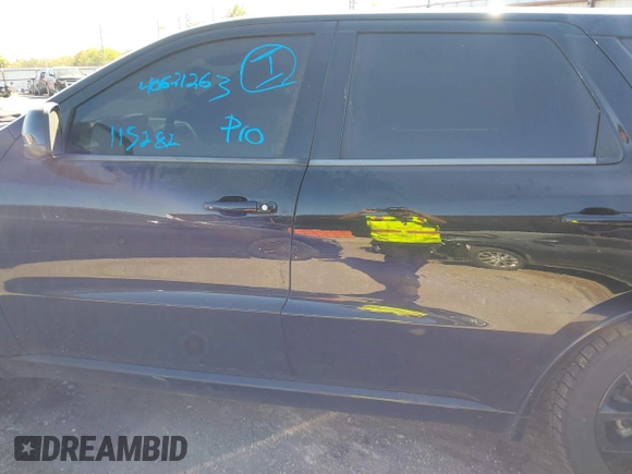 2020 Dodge Durango GT with VIN 1C4RDHDG9LC324939, listed as a IAAI auction lot 40621263 with 115,282 mi miles and . Bid and sale history available at DreamBid. Image 15.