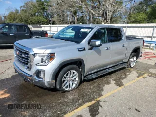 2020 GMC Sierra 1500 SLT with VIN 3GTP8DED8LG271558, listed as a Copart auction lot 48324135 with 58,251 mi miles and Salvage title. Bid and sale history available at DreamBid. Image 1.