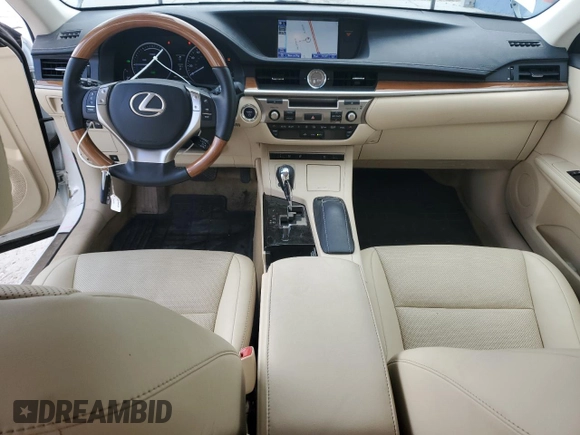 2014 Lexus ES 300h with VIN JTHBW1GG4E2042553, listed as a Copart auction lot 55691465 with 65,045 mi miles and Salvage title. Bid and sale history available at DreamBid. Image 8.