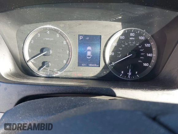 2017 Hyundai Sonata SE with VIN 5NPE24AF6HH446937, listed as a IAAI auction lot 41662562 with 180,436 mi miles. Bid and sale history available at carsss.com. Image 7.
