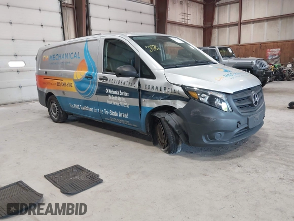 2020 Mercedes-Benz Metris Cargo with VIN W1YV0CEY2L3687678, listed as a IAAI auction lot 42198224 with 35,879 mi miles and . Bid and sale history available at DreamBid. Image 1.