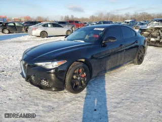 2020 Alfa Romeo Giulia with VIN ZARFANAN6L7630461, listed as a Copart auction lot 88524045 with 44,974 mi miles and Salvage Title. Bid and sale history available at carsss.com. Image 1.