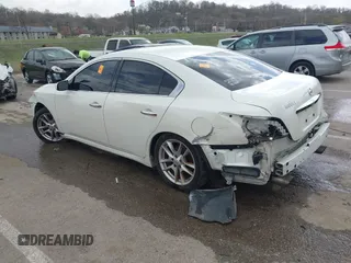 2014 Nissan Maxima S with VIN 1N4AA5AP4EC455147, listed as a IAAI auction lot 41816044 with 180,674 mi miles and . Bid and sale history available at DreamBid. Image 3.