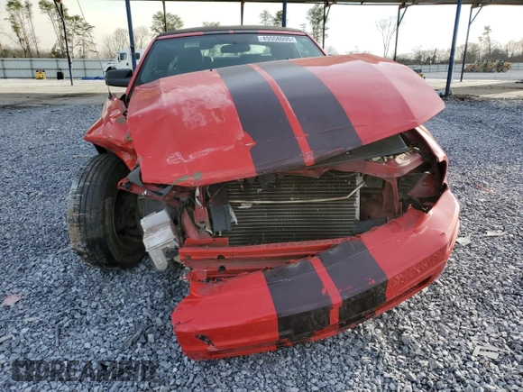 2008 Ford Mustang Deluxe with VIN 1ZVHT84N385146001, listed as a Copart auction lot 45558095 with 222,148 mi miles and Salvage Title. Bid and sale history available at carsss.com. Image 5.