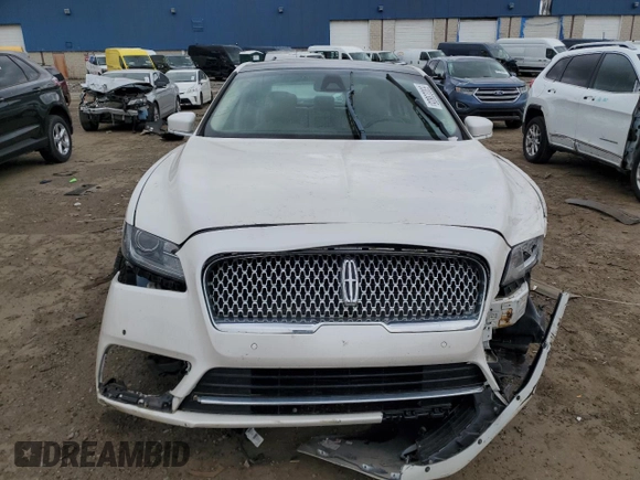 2017 Lincoln Continental Select with VIN 1LN6L9TK6H5617500, listed as a Copart auction lot 53023805 with 59,085 mi miles and Clean Title. Bid and sale history available at carsss.com. Image 5.