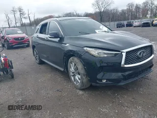 2019 Infiniti QX50 Essential with VIN 3PCAJ5M32KF147444, listed as a IAAI auction lot 41965702 with 69,358 mi miles and . Bid and sale history available at DreamBid. Image 1.