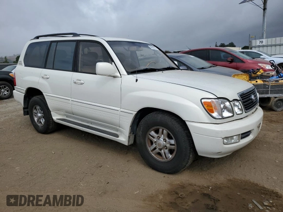 2002 Lexus LX 470 z VIN JTJHT00W423522126, wystawiony jako Copart lot #56582855 z przebiegiem 280 679 mil mil oraz Szkoda całkowita • Salvage title. Historia ofert i sprzedaży dostępna na DreamBid. Obrazek 4.