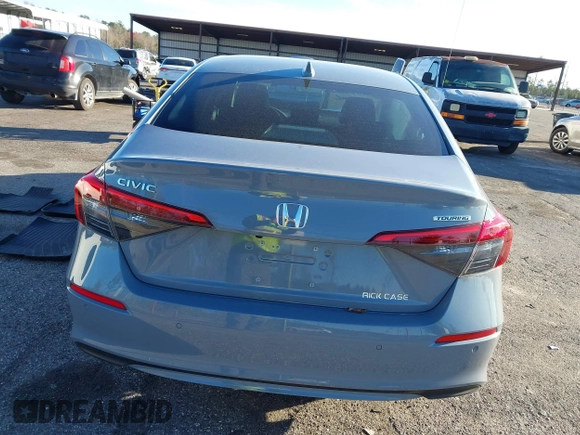 2024 Honda Civic Sedan Touring with VIN 2HGFE1F9XRH308973, listed as a IAAI auction lot 41643985 with 5,842 mi miles. Bid and sale history available at carsss.com. Image 17.