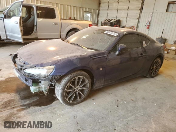2017 Toyota 86 with VIN JF1ZNAA19H8709552, listed as a Copart auction lot 83819184 with 55,497 mi miles and Clean Title. Bid and sale history available at carsss.com. Image 1.