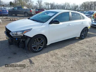 2021 Kia Forte GT-Line with VIN 3KPF34ADXME279657, listed as a IAAI auction lot 41946124 with 50,138 mi miles and . Bid and sale history available at DreamBid. Image 21.