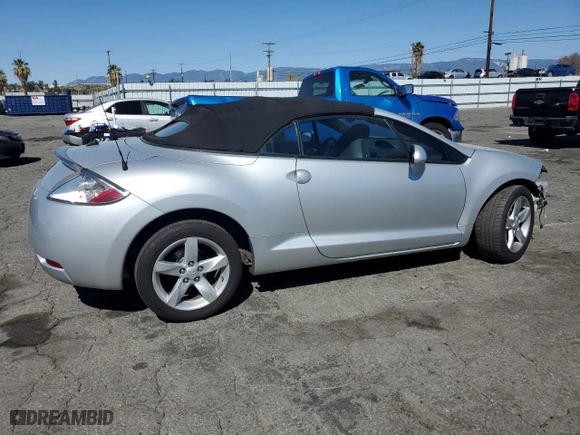 2008 Mitsubishi Eclipse GS with VIN 4A3AL25F38E034174, listed as a Copart auction lot 46838155 with 98,232 mi miles and Salvage Title. Bid and sale history available at carsss.com. Image 3.