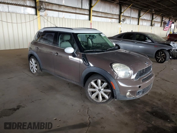 2011 MINI Countryman S z VIN WMWZC3C57BWH97564, wystawiony jako Copart lot #55881225 z przebiegiem 114 154 mil mil oraz Czysty tytuł • Clean title. Historia ofert i sprzedaży dostępna na DreamBid. Obrazek 4.