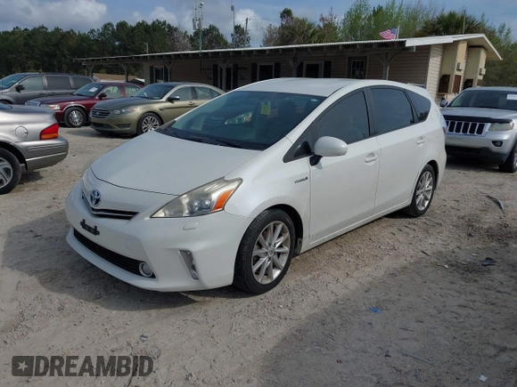 2012 Toyota Prius Two with VIN JTDZN3EU4C3022091, listed as a IAAI auction lot 41956581 with 171,422 mi miles and . Bid and sale history available at carsss.com. Image 2.