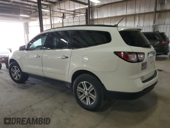 2015 Chevrolet Traverse LT with VIN 1GNKVHKD3FJ266597, listed as a Copart auction lot 58767925 with 125,001 mi miles and Salvage title. Bid and sale history available at DreamBid. Image 2.