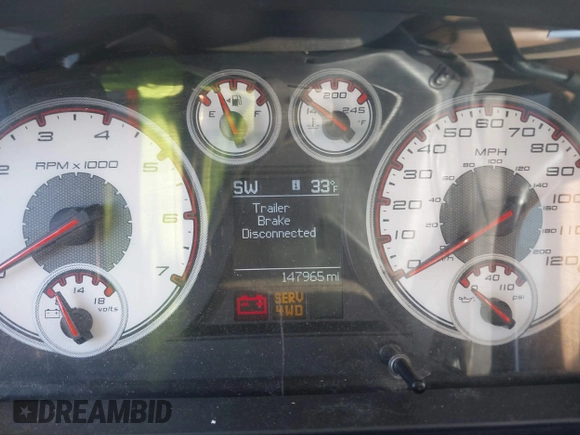 2010 Dodge Ram 2500 ST with VIN 3D7TT2CTXAG109025, listed as a IAAI auction lot 41666316 with 147,965 mi miles. Bid and sale history available at carsss.com. Image 7.