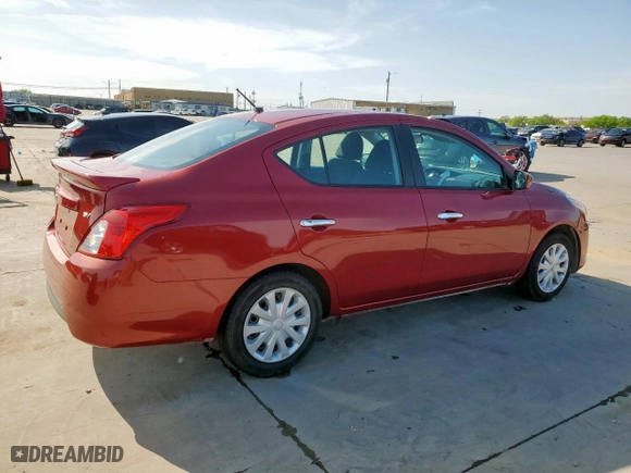 2018 Nissan Versa Sedan SV with VIN 3N1CN7AP5JK440778, listed as a Copart auction lot 49161565 with 125,687 mi miles and Salvage Title. Bid and sale history available at carsss.com. Image 3.