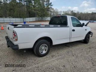2002 Ford F-150 XL with VIN 1FTRF17262NA10489, listed as a Copart auction lot 50413885 with 203,093 mi miles and Salvage Title. Bid and sale history available at carsss.com. Image 3.