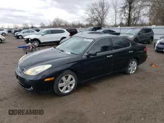 2005 Lexus ES 330 with VIN JTHBA30G255126289, listed as a Copart auction lot 50082255 with 202,598 mi miles and Clean Title. Bid and sale history available at carsss.com. Image 1.