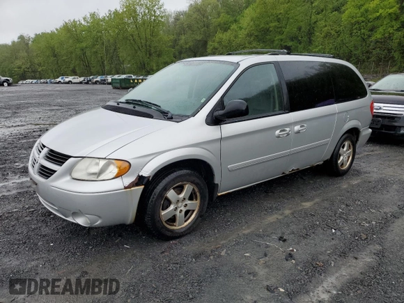 2006 Dodge Grand Caravan SXT z VIN 2D4GP44L56R786238, wystawiony jako Copart lot #55799425 z przebiegiem 173 150 mil mil oraz Czysty tytuł • Clean title. Historia ofert i sprzedaży dostępna na DreamBid. Obrazek 1.