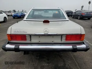 1987 Mercedes-Benz 560 with VIN WDBBA48D6HA070949, listed as a Copart auction lot 75353644 with 114,792 mi miles and Clean Title. Bid and sale history available at carsss.com. Image 6.
