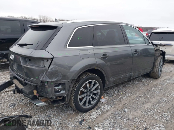 2019 Audi Q7 Premium Plus with VIN WA1LAAF71KD029212, listed as a IAAI auction lot 41489329 with 80,246 mi miles and . Bid and sale history available at DreamBid. Image 4.
