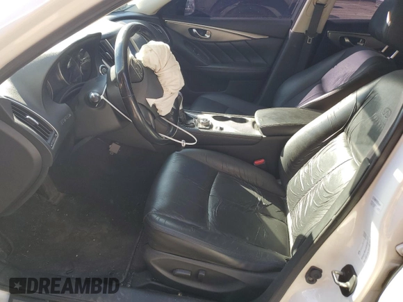 2014 Infiniti Q50 Premium with VIN JN1BV7AP0EM677325, listed as a Copart auction lot 47006435 with 137,238 mi miles and Salvage Title. Bid and sale history available at carsss.com. Image 7.