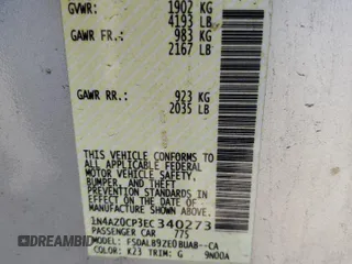 2014 Nissan LEAF SV with VIN 1N4AZ0CP3EC340273, listed as a Copart auction lot 80389044 with 82,992 mi miles and Clean Title. Bid and sale history available at carsss.com. Image 12.